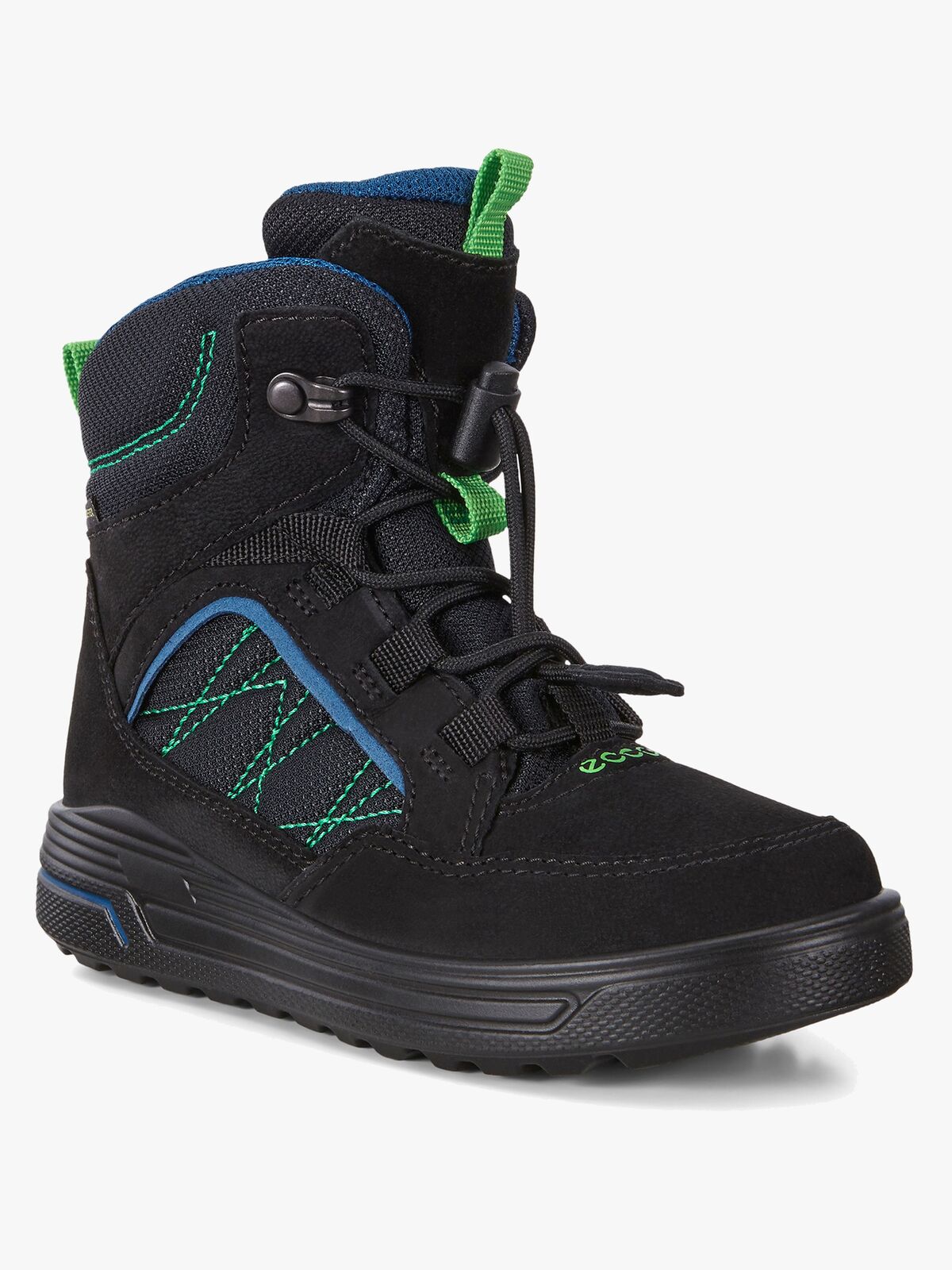 ECCO Urban Snowboarder Stiefel, Black/Poseidon