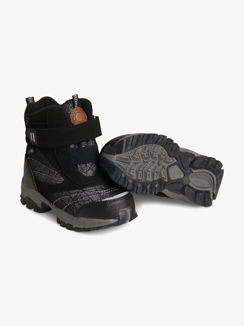 Nordbjørn Polar Reflective Winterstiefel, Schwarz