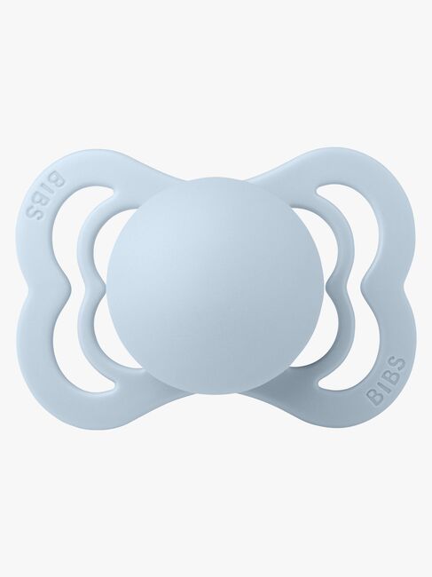 BIBS Supreme Schnuller Silikon Gr. 1, Baby Blue