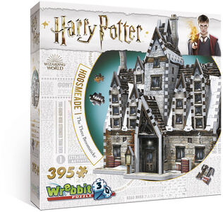 Wrebbit Harry Potter 3D Puzzle Hogsmeade Drei Besen, 395 Teile