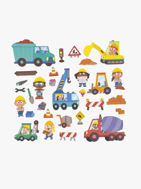 Janod Magneti'Stories Magnet-Set Baustelle 30 Teile