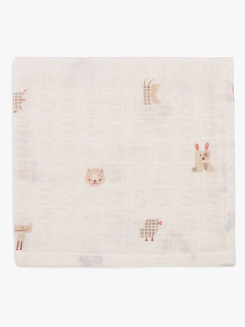 Jollein Waschlappen 3er-Pack, Animal Friends