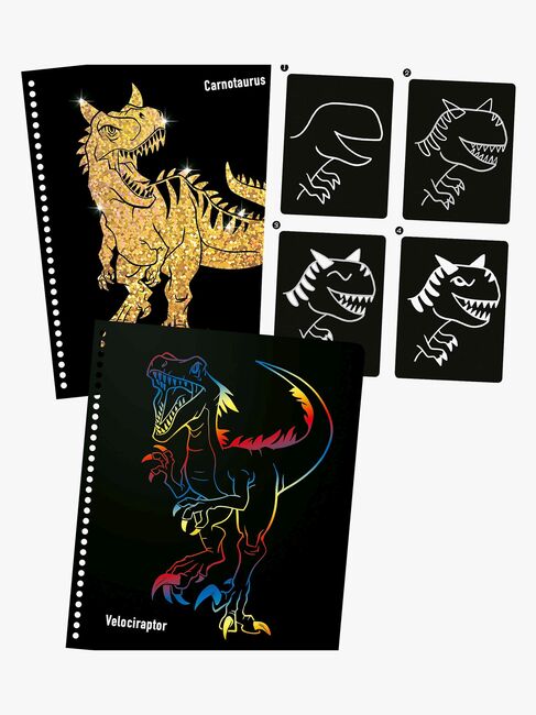 Dino World Magic Scratch Book