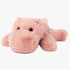 Teddykompaniet Plüschspielzeug Liegendes Nilpferd 30 cm, Rosa