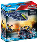 Playmobil 70781 City Action Polizei-Fallschirm: Verfolgung des Amphibien-Fahrzeugs