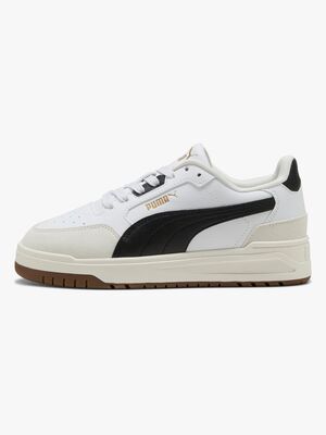 Puma Shuffle Downtown Lo OG Jr Sneaker, White/Black