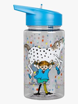 Pippi Langstrumpf Geburtstag Trinkflasche, Blau