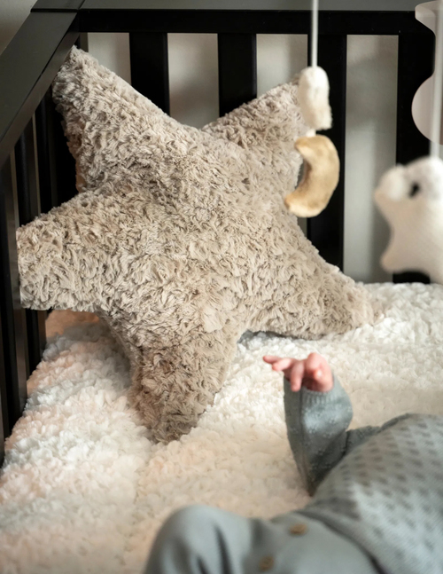 Baby's Only Star Snow Kissen, Taupe