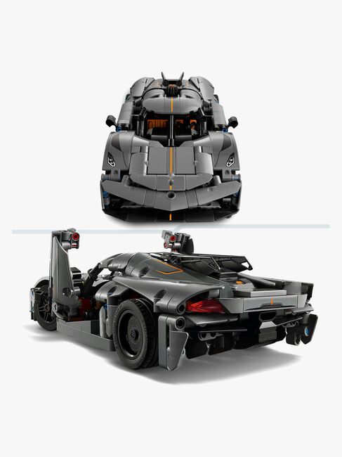 LEGO Technic 42173 Koenigsegg Jesko Absolut Supersportwagen in Grau