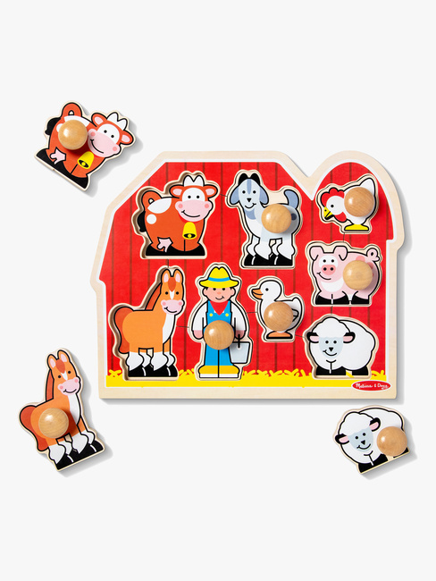 Melissa & Doug Steckpuzzle aus Holz Bauernhoffreunde 806313-2540_3a.jpg