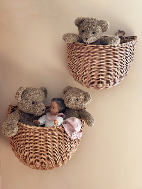 Egmont Toys Hängekörbe aus Rattan 2 Teile