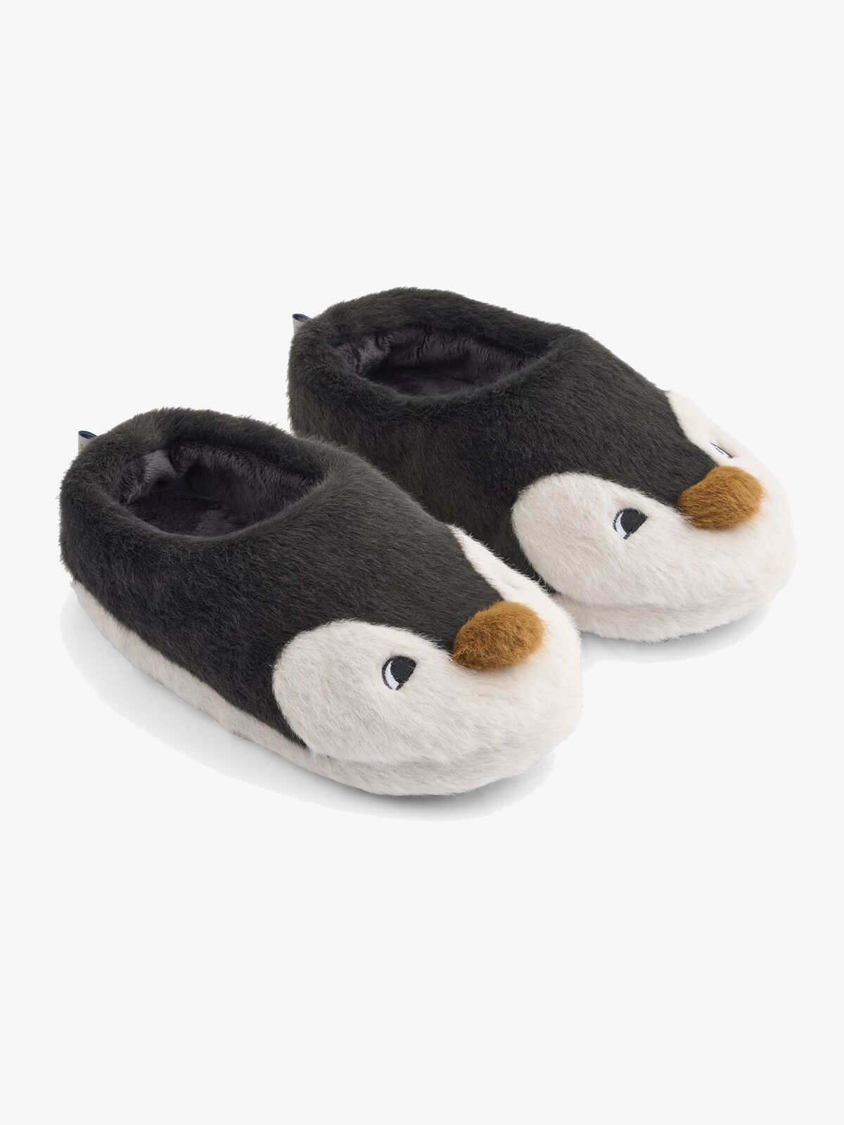 LIEWOOD Aviaja Penguin Hausschuhe, Sandy / Dark grey
