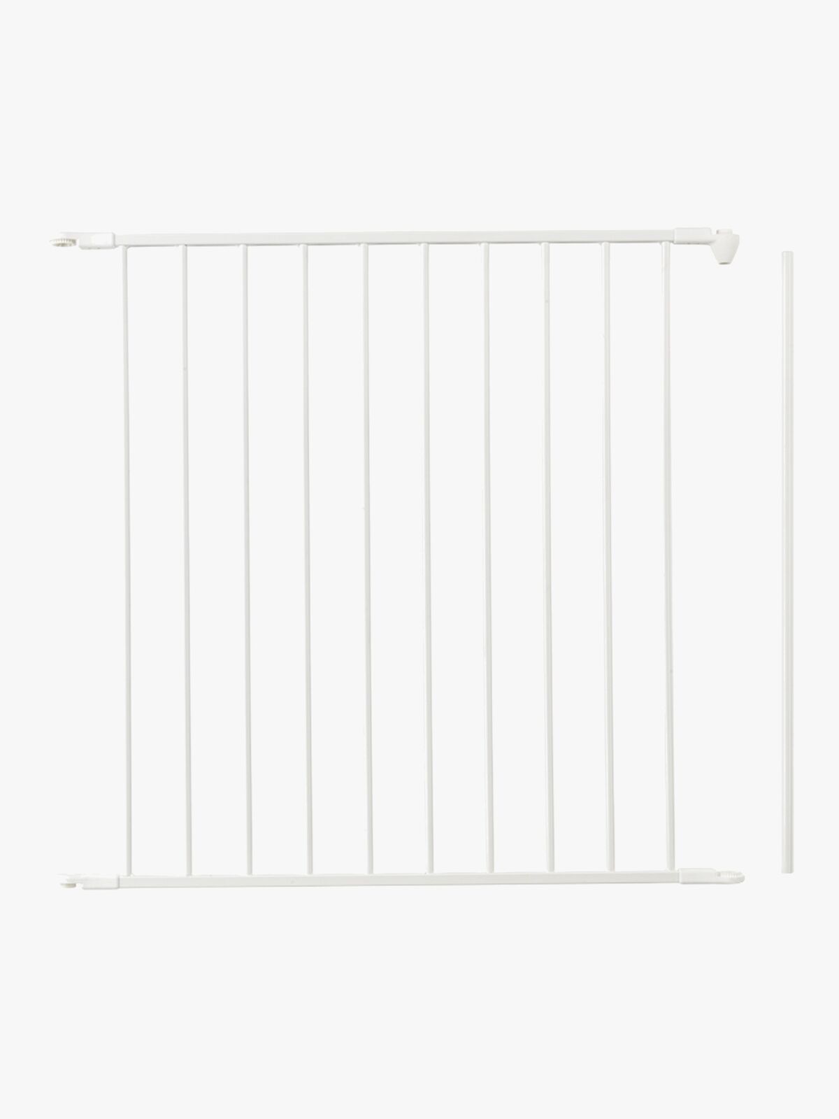 BabyDan Verlängerung Kinderschutzgitter Flex Large 72 cm, Weiß 