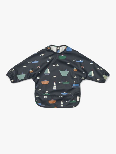 LIEWOOD Merle Cape Lätzchen mit Print, Sailing/Classic navy