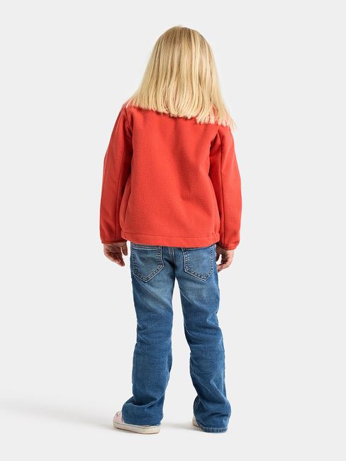 Didriksons Muskot Winddichte Fleecejacke, Paprika