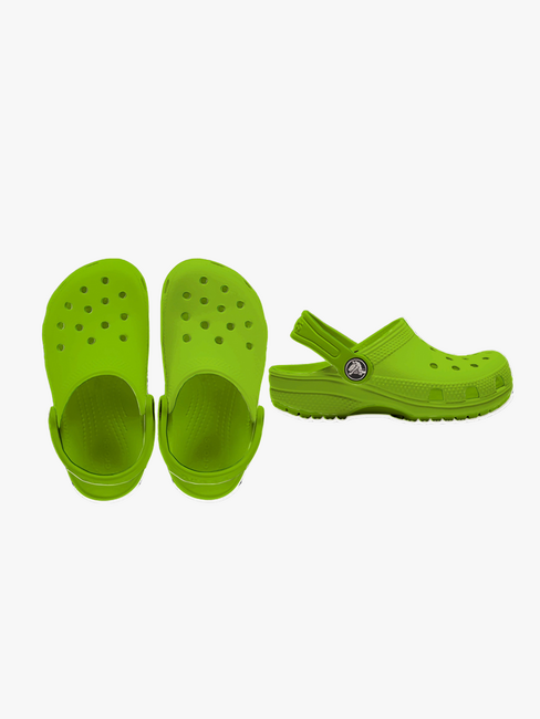 Crocs Classic Kids Pantoffeln, Grün