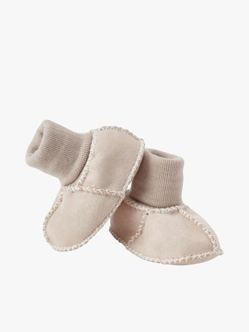 BabyMocs Cosy Mocs Überziehschuhe, Beige