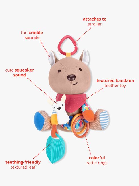 Skip Hop Bandana Buddies Aktivitätsspielzeug Känguru