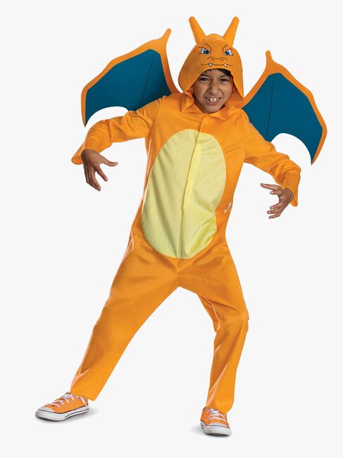 Pokémon Kostüm mit Kapuze Glurak