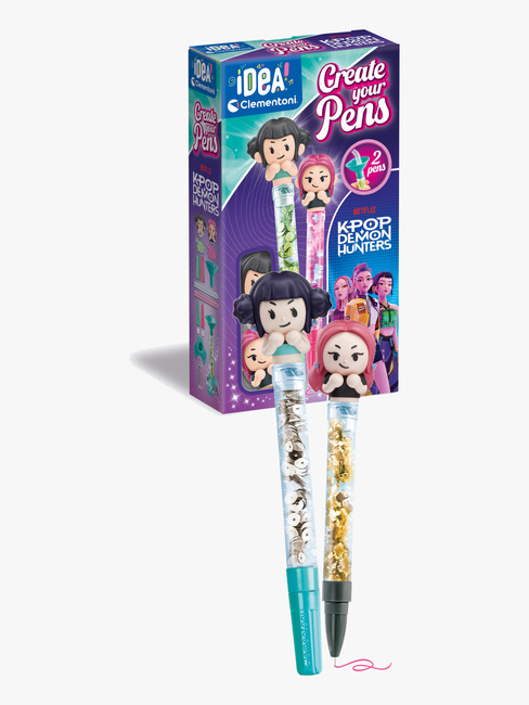 Clementoni Idea! K-Pop Demon Hunters Create Your Pens Stifte Zoey & Mira 8010KPDH-55-2540_1.jpg