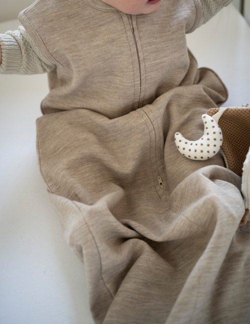 Baby's Only Schlafsack Merinowolle 70cm, Fine Sand