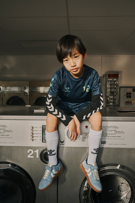 Hummel Handball Perfect CL Jr Sneaker, Faded Denim