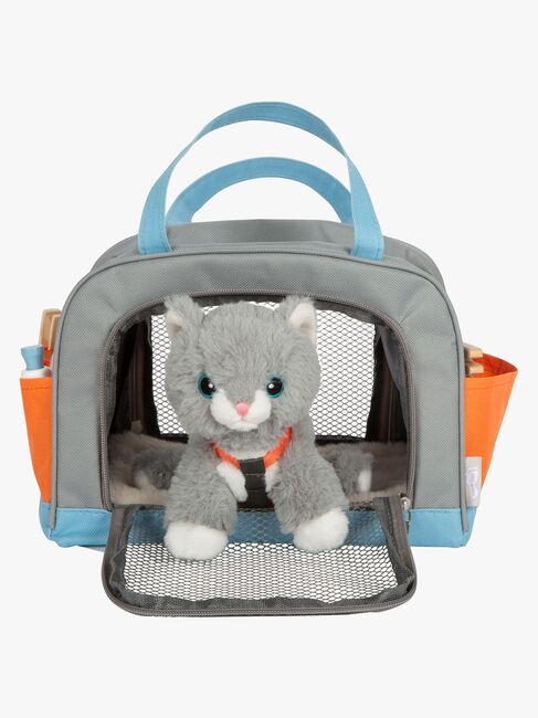 Small Foot Katze mit Tasche und Pflegeset