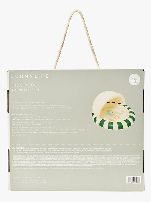 SUNNYLiFE Aufblasbarer Pool, Eli the Eliphant