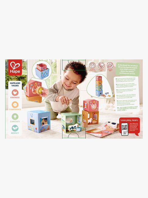 Hape Geschichtenbuch mit Spielset The Happy Stables