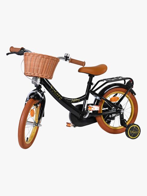 Volare Ashley Fahrrad 14 Zoll, Schwarz