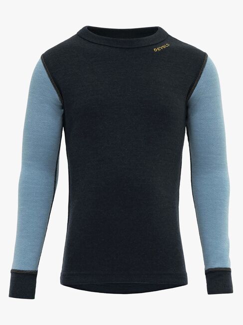 Devold EXPEDITION MERINO SILK SHIRT KID Thermo-Unterhemd, Ink