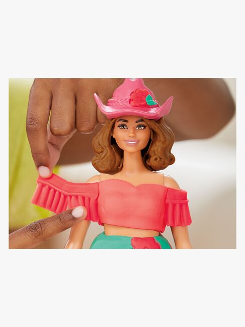 Play-Doh Barbie Knete Blumen und Fransen