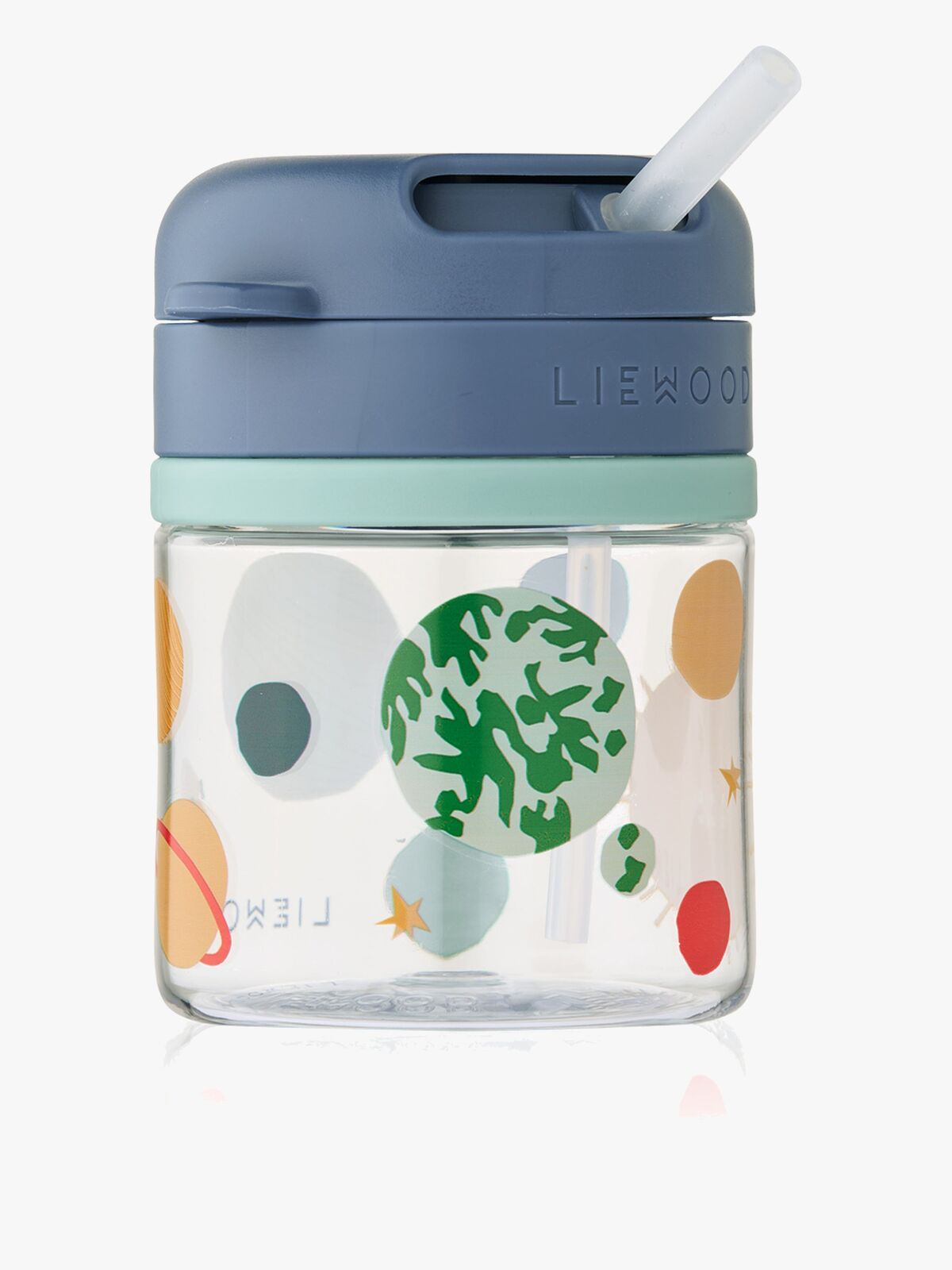 LIEWOOD Pavia Tritan Trinkhalmbecher 280 ml, Universe/Classic navy