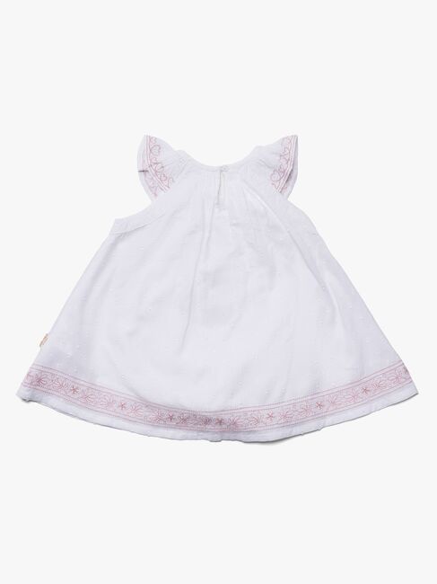 Petite Chérie Atelier Vere Kleid, White/Pink