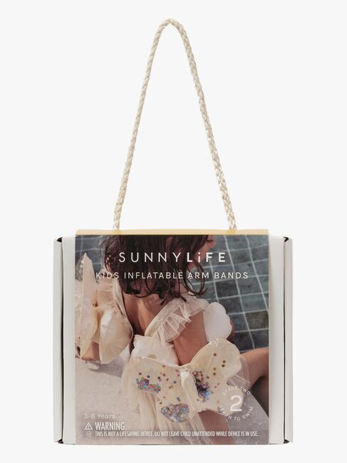 SUNNYLiFE Schwimmflügel, Cotton Candy Glitter