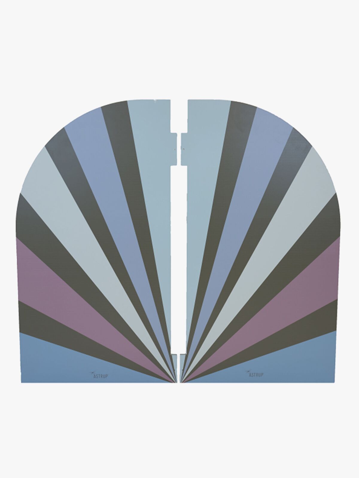 byASTRUP Seiten für Sprunghindernisse Gestreift 2 Teile