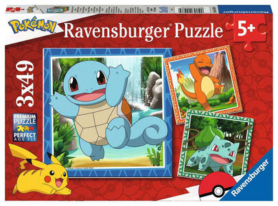 Ravensburger Puzzle Pokémon 3x49 Teile