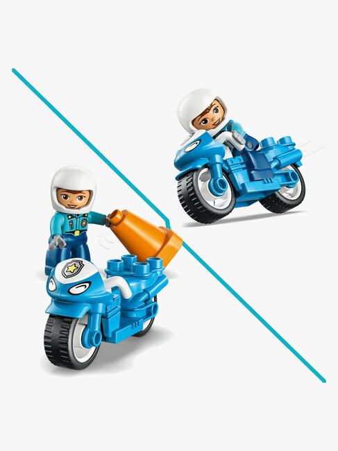 LEGO DUPLO Town 10471 Blaues Polizeimotorrad