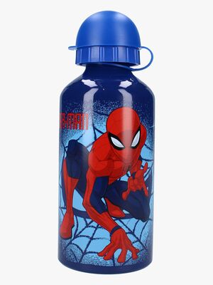Marvel Spider-Man  Aluminium Trinkflasche 500ml, Let's Eat!