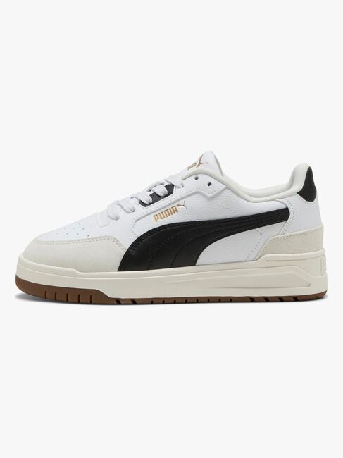 Puma Shuffle Downtown Lo OG Jr Sneaker, White/Black
