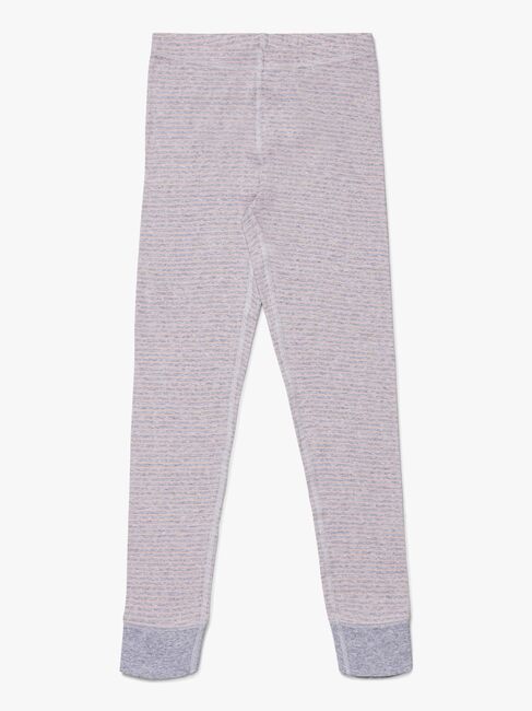 Luca & Lola Toto Lange Unterhose 2er-Pack, Pink/Stripes