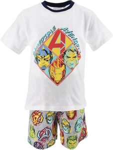 Marvel Avengers Classic Pyjama, Weiß