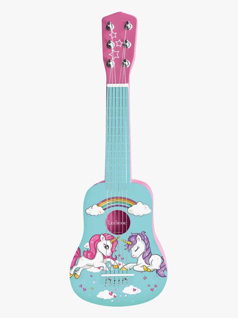 Lexibook Meine erste Gitarre aus Holz Einhorn