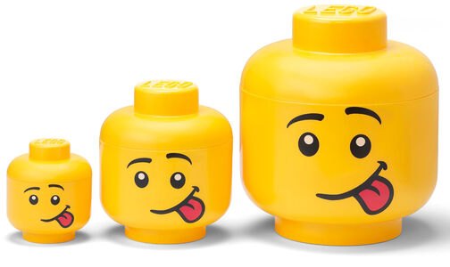 LEGO Aufbewahrungsbox Silly 3er-Pack, Gelb