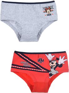 Disney Minnie Maus Höschen, Red/Light Grey
