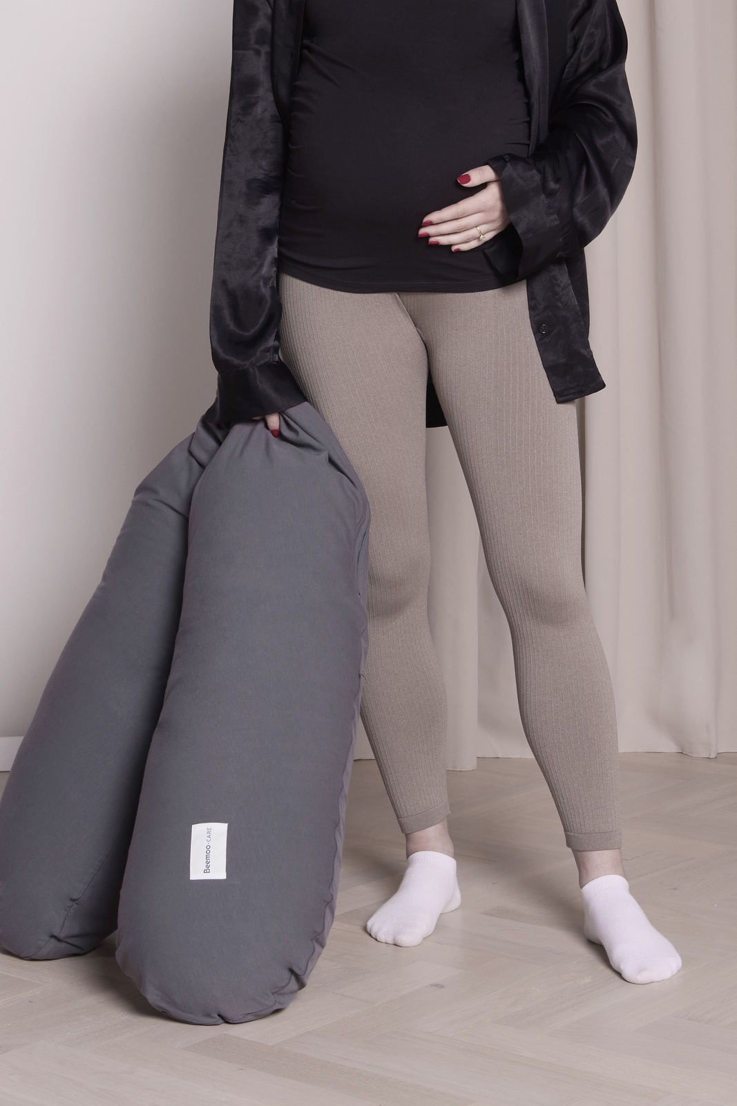 Beemoo CARE Schwangerschafts- & Stillkissen, Dark Grey