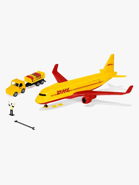 SIKU DHL Flugzeug mit Zubehör