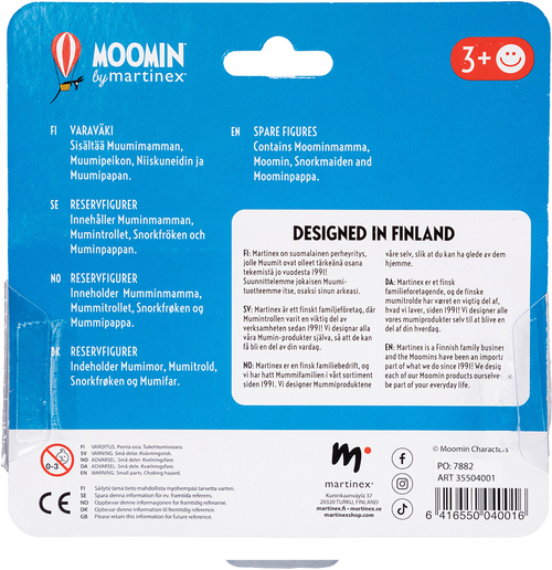 Mumin Reservefiguren Familie
