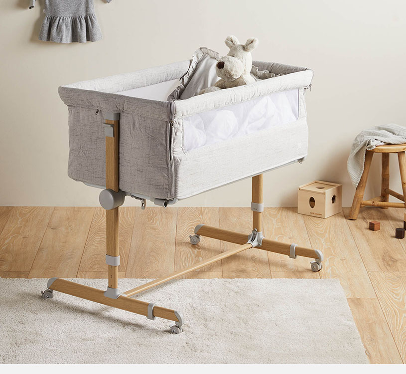 AMA009 Hängematte für Kinderbett und Babybett 120 x 85 cm 100 % antiallergene Baumwolle 