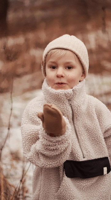 BabyMocs Gestrickte Fäustlinge, Caramel